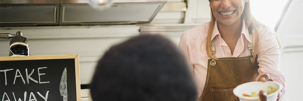 woman-serving-take-away-food